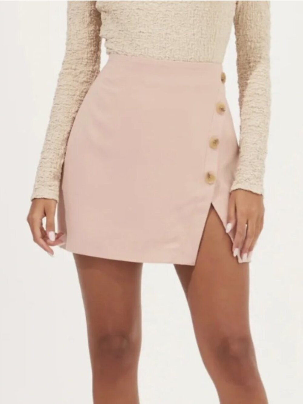 NWT ASTR The Label Woodbury Rose Mini Skirt